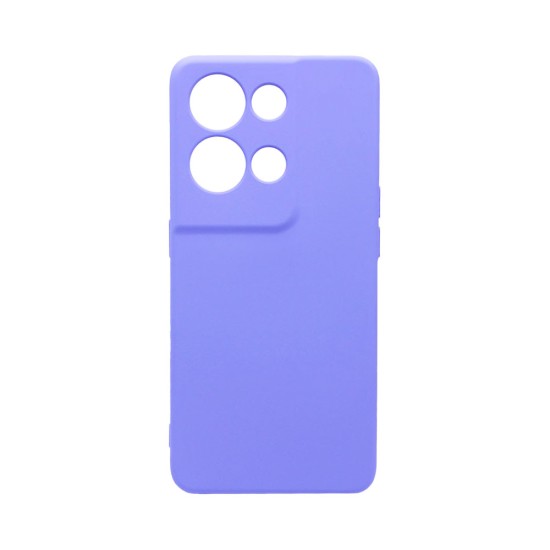 Capa de Silicone com Moldura de Câmera para Oppo Reno 8 Pro Roxo